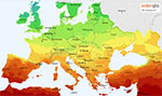 Europa PV mapa