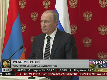 Putin prezydentem Stanów Zjednoczonych? Wpadka TVN24 BiS
