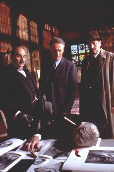 David Suchet, Hugh Fraser, Philip Jackson i John Castle w serialu „Poirot”, foto: ITV Plc/Granada International