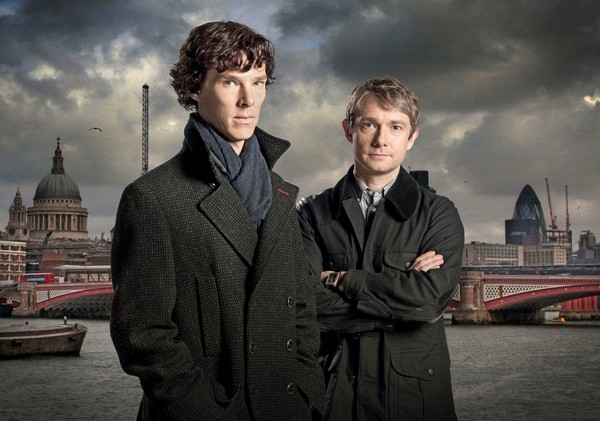 Benedict Cumberbatch i Martin Freeman w serialu „Sherlock”, foto: Colin Hutton/Hartswood Films