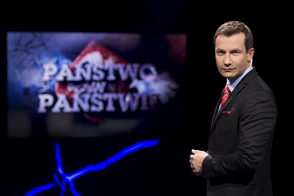 Przemysław Talkowski w programie „Państwo w państwie”, foto: Cyfrowy Polsat
