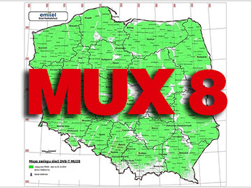 II etap wdrażania MUX 8: sygnał już dla 70% populacji kraju [akt. 1.01.2017]