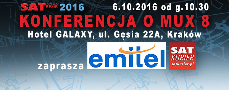 Emitel SAT KRAK 2016 MUX 8 konferencja