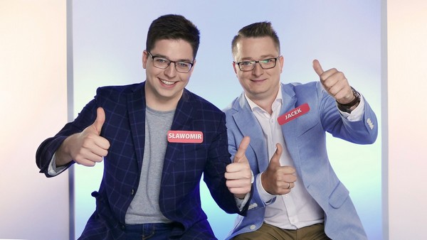 Sławomir i Jacek w programie „Postaw na milion”, foto: Endemol Shine Group