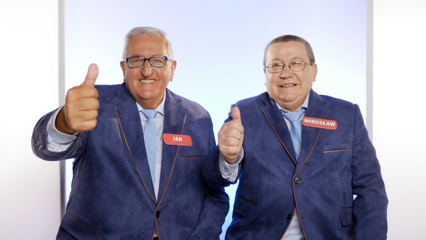 Jan i Mirosław w programie „Postaw na milion”, foto: Endemol Shine Group
