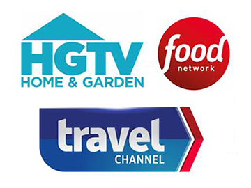 Home & Garden TV, Food Network, Travel Channel