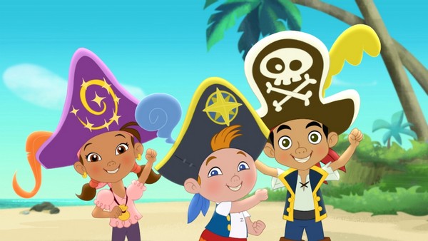 Bohaterowie serialu animowanego „Jake i piraci z Nibylandii”, foto: Disney