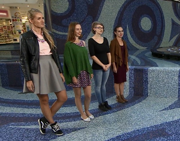 Ilona, Nadia, Magdalena i Weronika w programie „Shopping Queen”, foto: Cyfrowy Polsat