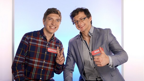 Mateusz Lubecki i Maksymilian Piwowarczyk w programie „Postaw na milion”, foto: Endemol Shine Group