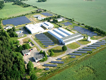Farma solarna 0,5 MW w Zakładzie Produkcji Wody w Pilchowie