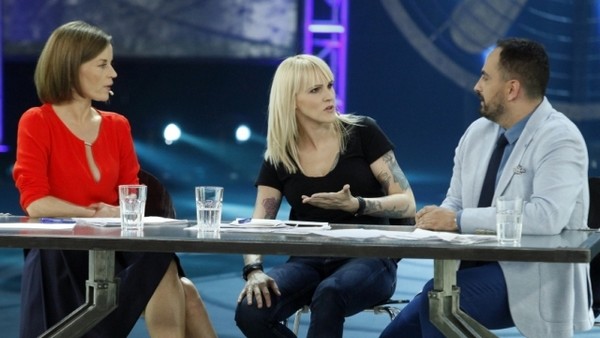 Małgorzata Foremniak, Agnieszka Chylińska i Agustin Egurrola w programie „Mam talent!”, foto: TVN