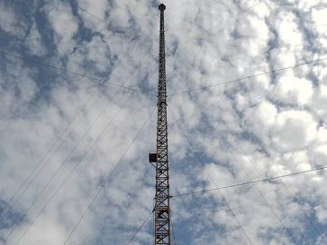 ukraińska wieża nadawcza w obwodzie chersońskim 