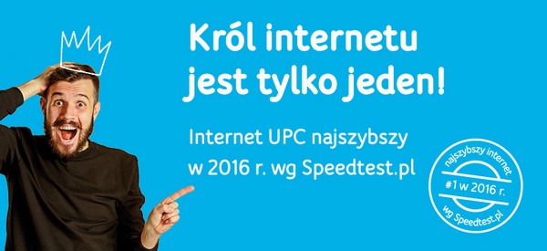 UPC Polska ruszyło z nową kampanią „Król internetu jest tylko jeden!”, foto: Liberty Global