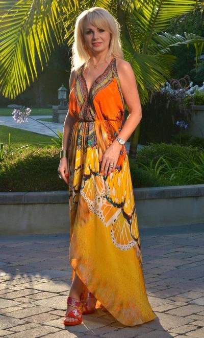 Eva D'Angelo w programie „Żony Hollywood”, foto: TVN