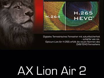 Odbiornik telewizji naziemnej AX Lion Air 2