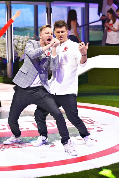 Piotr Kupicha i Tomasz Kammel w programie „Kocham cię, Polsko!”, foto: Gabriela Machlowska