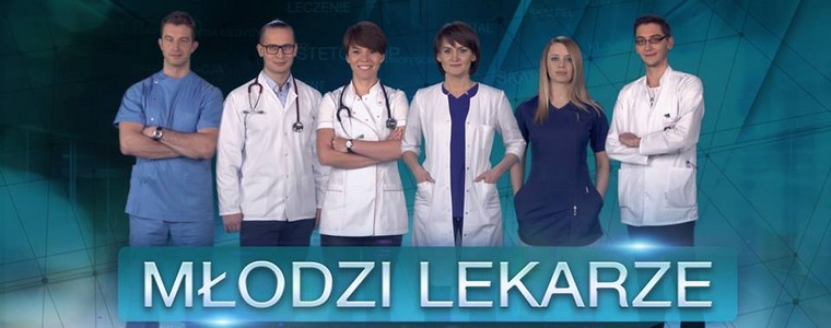 TVP1 TVP 1 Jedynka „Młodzi lekarze” Agnieszka Burkacka, Małgorzata Mastej-Nowak, Marta Zębala, Michał Konik, Tomasz Pieniążek i Bartosz Spławski