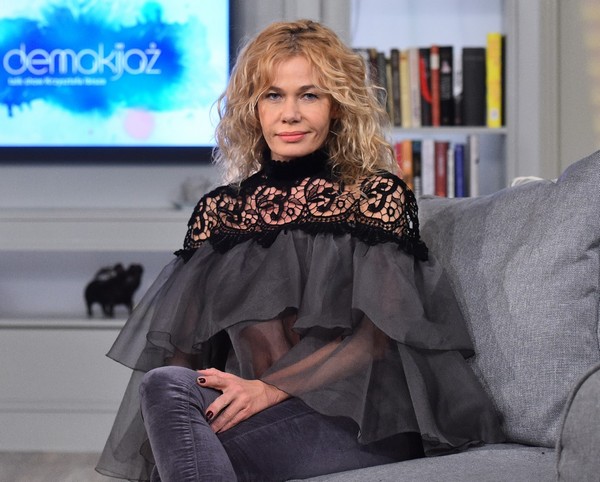 Katarzyna Wołejnio w programie „Demakijaż”, foto: Cyfrowy Polsat