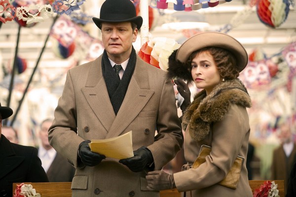 Colin Firth i Helena Bonham Carter w filmie „Jak zostać królem”, foto: Stopklatka