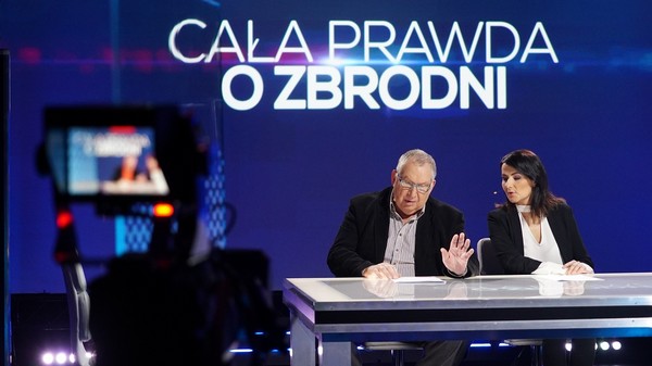 Michał Fajbusiewicz i Justyna Poznańska w programie „Cała prawda o zbrodni”, foto: A+E Networks Poland