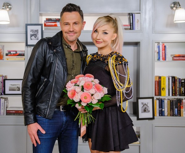 Krzysztof Ibisz i Joanna Klepko „Cleo” w programie „Demakijaż”, foto: Cyfrowy Polsat