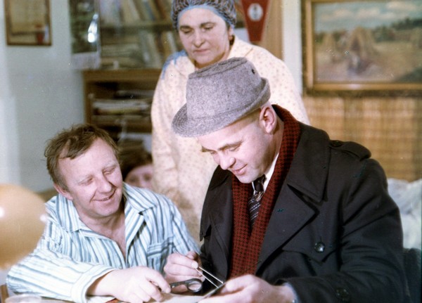 Jerzy Turek i Stanisław Tym w filmie „Miś”, foto: Stopklatka