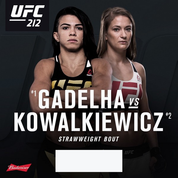 Na gali UFC212 walczyć będą Claudia Gadelha i Karolina Kowalkiewicz, foto: Ultimate Fighting Championship