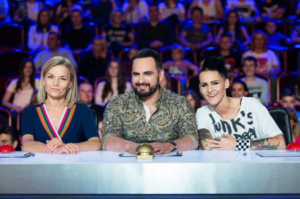 Małgorzata Foremniak, Agustin Egurrola i Agnieszka Chylińska w programie „Mam talent!”, foto: TVN