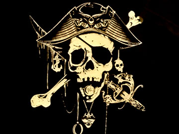 pirat czaszka piractwo sharing