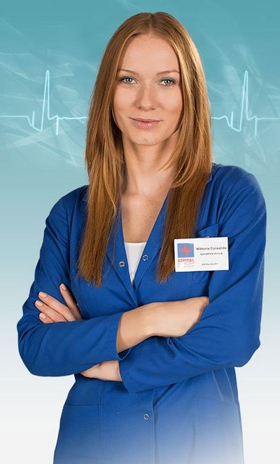 Katarzyna Dąbrowska w serialu „Na dobre i na złe”, foto: TVP