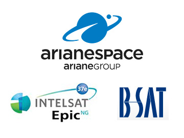 Arianespace Intelsat 37e B-SAT Logo
