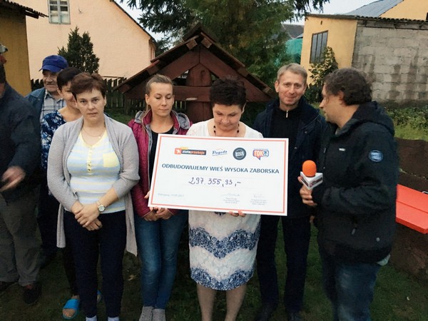 Grupa Radiowa Agory zebrała ponad 297 tys. zł dla wsi Wysoka Zaborska, foto: Agora