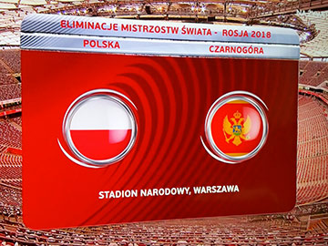 9,43 mln widzów mecz Polska - Czarnogóra