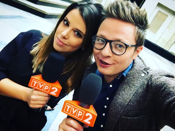 Monika Mazur i Mateusz Szymkowiak w programie „Lajk!”, foto: TVP