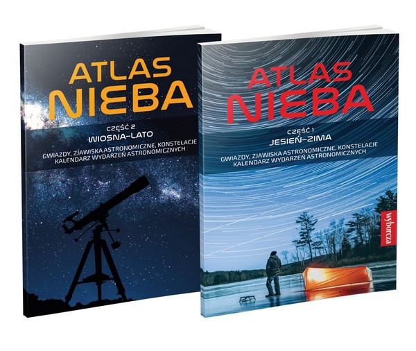 Okładki dwuczęściowego albumu „Atlas nieba”, foto: Agora