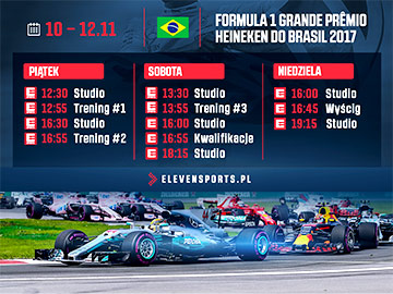 F1 Grand Prix Brazylii 2017 w Eleven