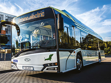 5 elektrycznych autobusów Solaris dla Frankfurtu n. Menem