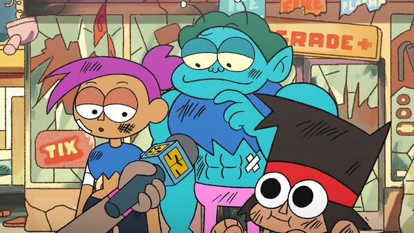 Bohaterowie serialu animowanego „OK K.O.! Po prostu walcz”, foto: Time Warner
