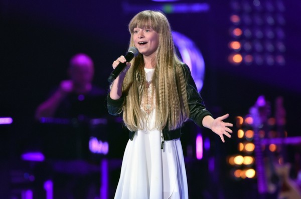 Nela Zawadzka w programie „The Voice Kids”, foto: Ireneusz Sobieszczuk/TVP