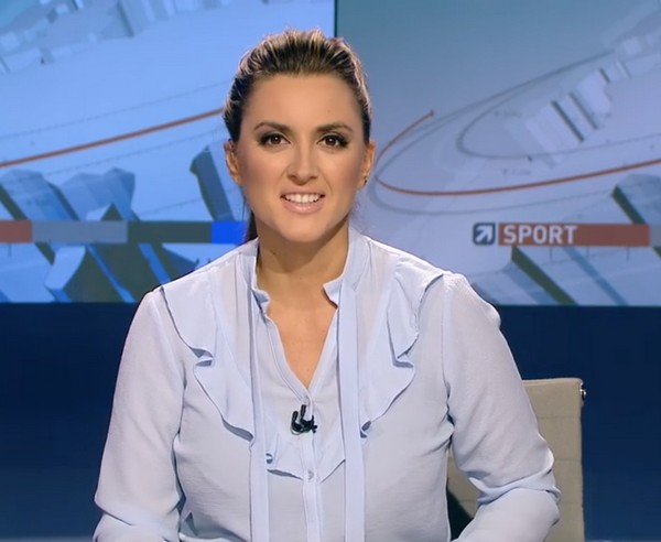 W kanałach Polsatu widzowie znajdą doniesienia ze świata sportu. Na zdjęciu Karolina Szostak, prowadząca „Sport” w Polsacie i „Wydarzenia: Sport” w Polsacie News, foto: Cyfrowy Polsat