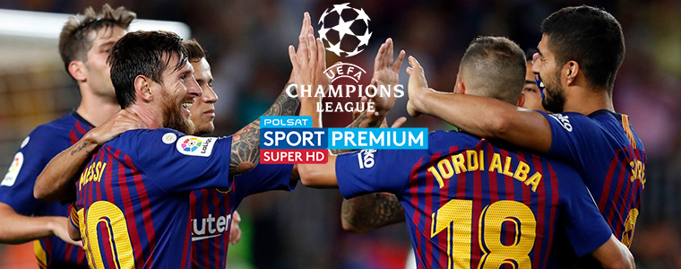 FC Barcelona Liga Mistrzów UEFA Polsat Sport Premium 