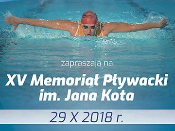 XV Memoriał Pływacki im. Jana Kota