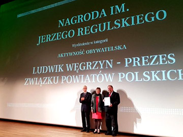 Ludwik Węgrzyn uhonorowany w edycji Nagrody im. J. Regulskiego