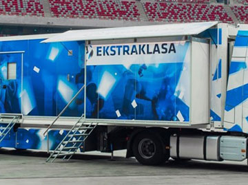 Ekstraklasa Live Park wóz transmisyjny 4K