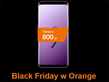 Black Week Orange Samsung S8