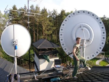 Park antenowy sieci kablowej TKT w Petersburgu