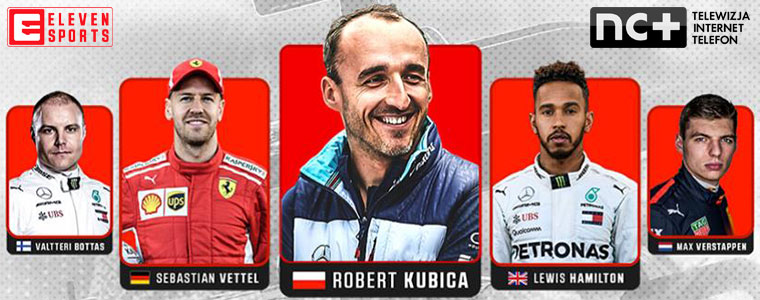 Eleven Sports nc+ Formuła 1 F1 Robert Kubica