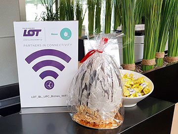 UPC Polska LOT poczekalnia Wi-Fi