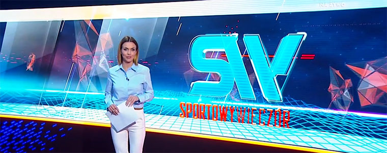 Sportowy wieczór Sylwia Dekiert nowe studio TVP Sport 19.04.2019