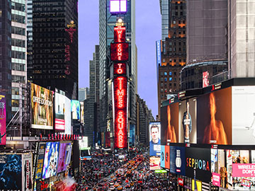 Samsung ekran na Times Square